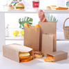 China Manufacturer Wholesale Eco-friendly Food Grade Kraft Paper Bag For Packaging Fast Food/Snack/Bread