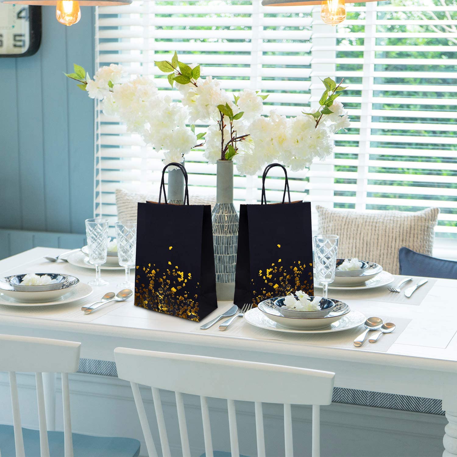 Qingdao Flourish Wholesale Luxury Hot Stamping Paper Gift Bag