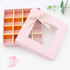 9/12 Grids Romantic Valentine Chocolate Gift Box Candy Handmade Truffles for Couple Send a Gift Wedding Decorate With Windows