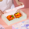  China Wholesale White Cardboard Paper Packaging Cake Box,Folding Food Box