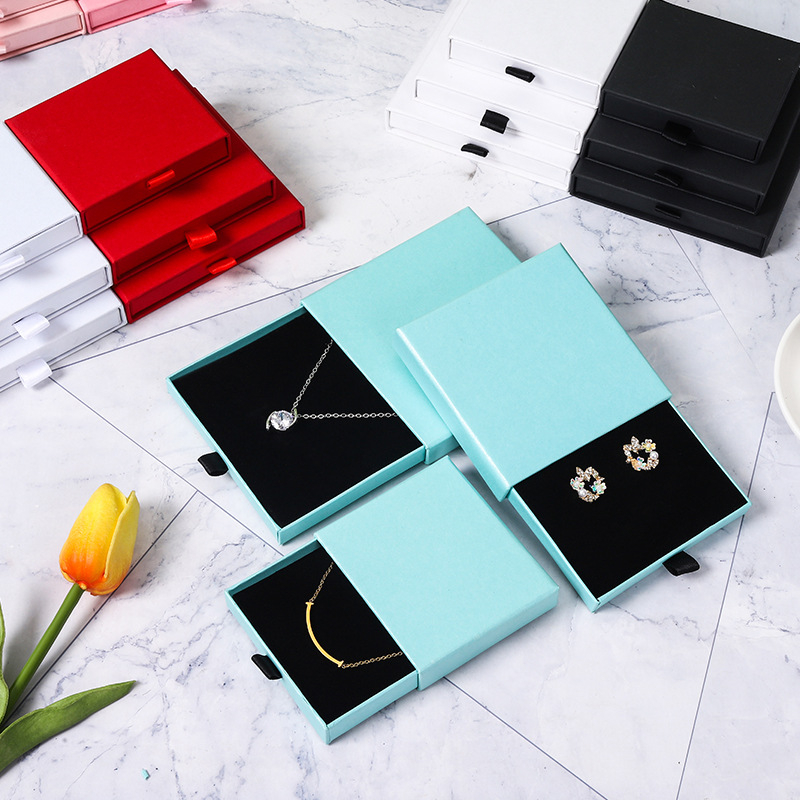 China Manufacturer Wholesale Custom Logo Printing Drawer Box For Packing Jewelry