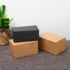 Black Brown Kraft Paper Packaging Box For Packing Name Card