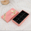 Wholesale Red Color Chocolate Packaging Paper Box with Insert