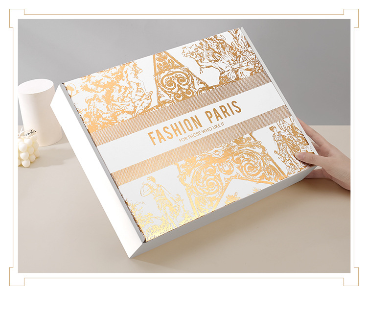 Classic Style Recyclable Portable Custom Logo Printed Cardboard Corrugated Carton E-Commerce Business Packaging Packing Mailing Postal Boxes for Makeup Cosmetic