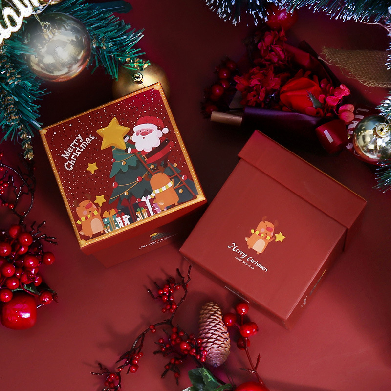 China Factory Qingdao Flourish Wholesale Christmas Gift Paper Packaging Carton Box 