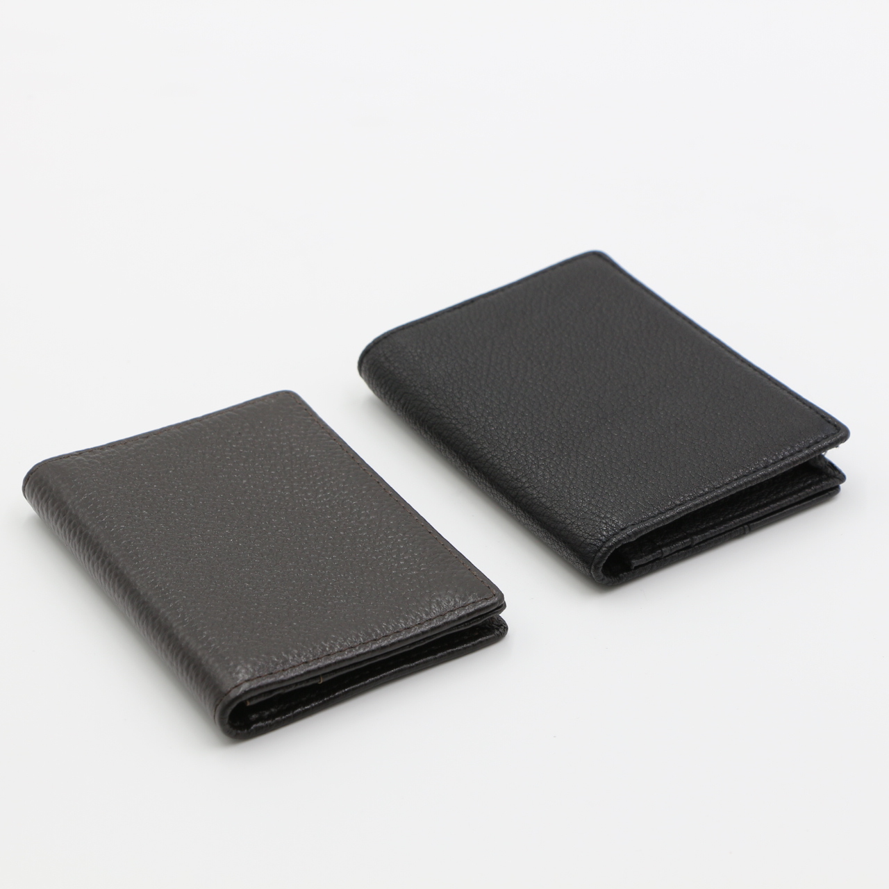 Wholesale Luxury Custom Cow Horse Leather Credit Card ID Bank Card Holder Wallet Purse Men Design Minimalist Genuine Leather Slim Card Holders