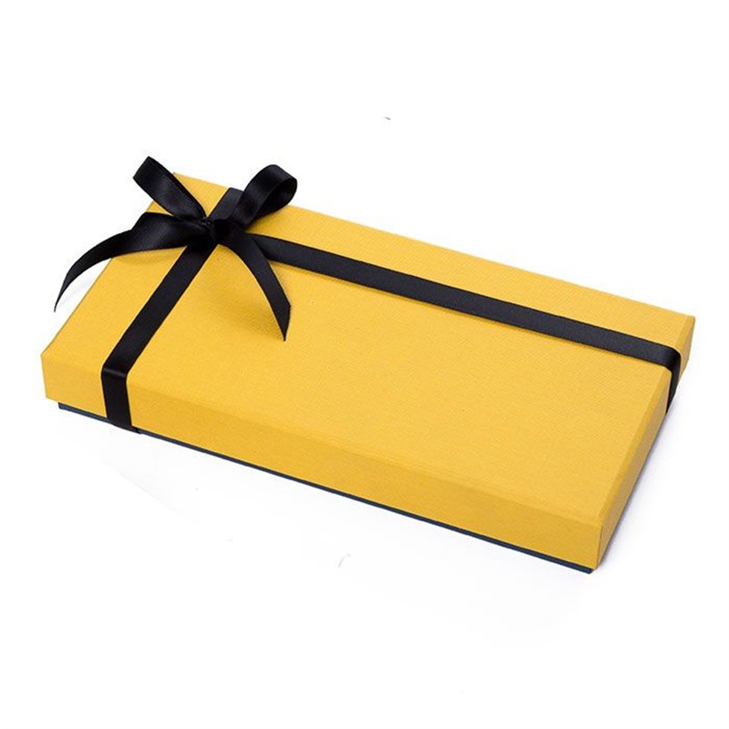 Custom Luxury Paper Premium Packaging Box Packing Boxes for Gift Sets Chocolate Cookie Candy Macaron Snack Sweet Food Wedding Favor with Ribbon