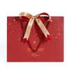 Luxury Shopping Gift Paper Packing Bag Jewelry Clothing Cosmetic Custom Luxury Paper Packaging Bag with Ribbon Handle for Christmas New Year Festival
