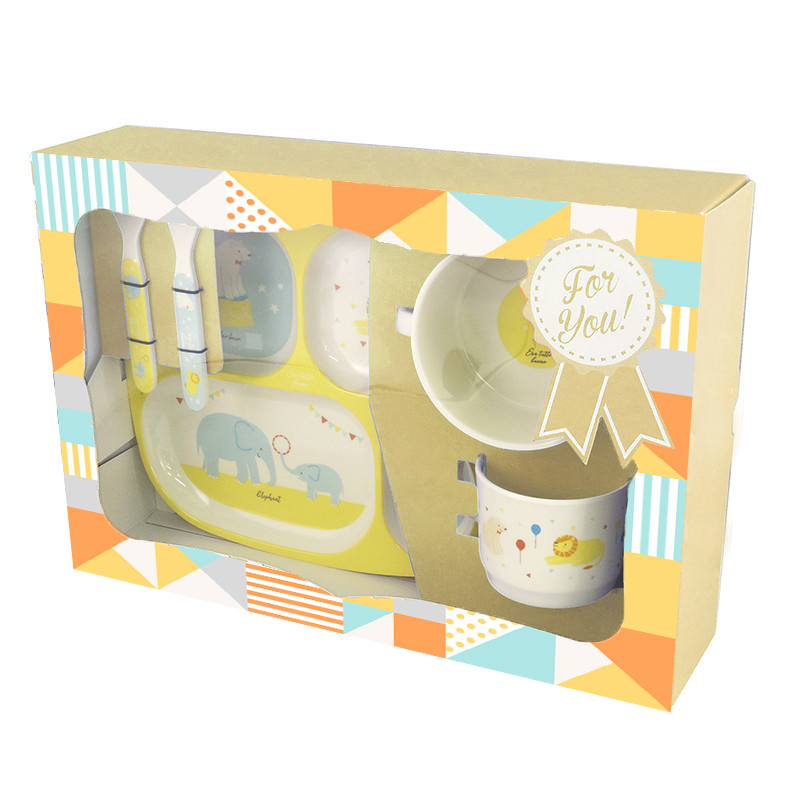Rigid Cardboard House Shaped Baby Dinning Box