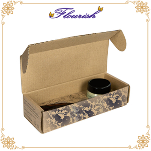 Offset Printing Brown Kraft Paper Moustache Wax Box