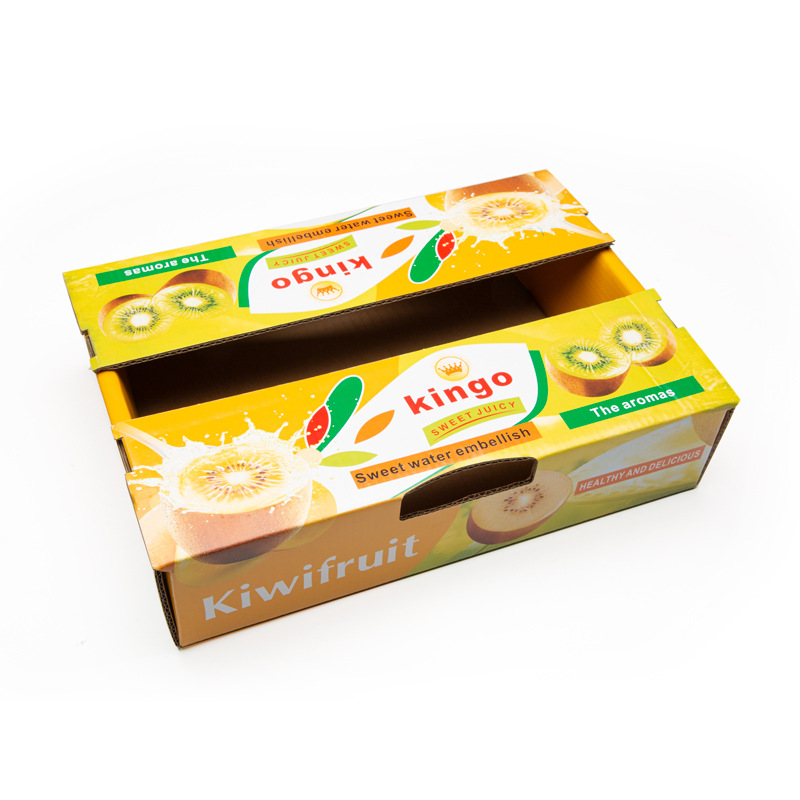 Recyclable Eco-friendly Corrugated Paper Packaging Carton Box,Fruit And Vegetable Display Box