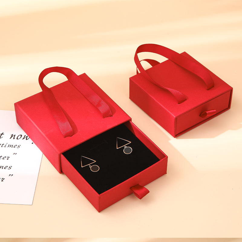  Custom Logo Printed Drawer Box Tray And Sleeve Boxes For Packing Jewellery