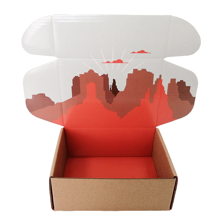 China Wholesale Custom Logo Printing Corrugated Paper Packaging Box