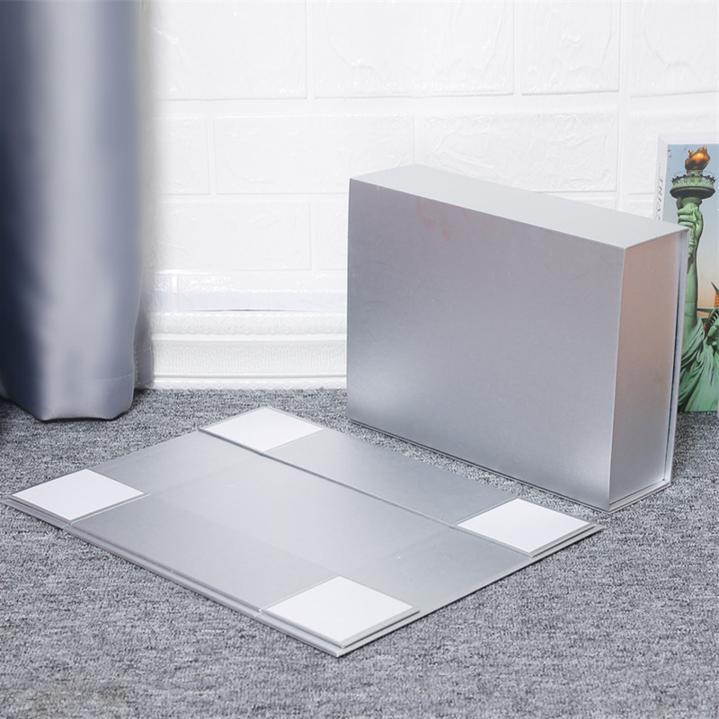 Custom Logo Printed Folding Carton Box,Ribbon Closure Paper Packaging Gift Box