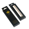 China Manufacturer Wholesale Transparent Window Black Card Box With Hook For Packaging
