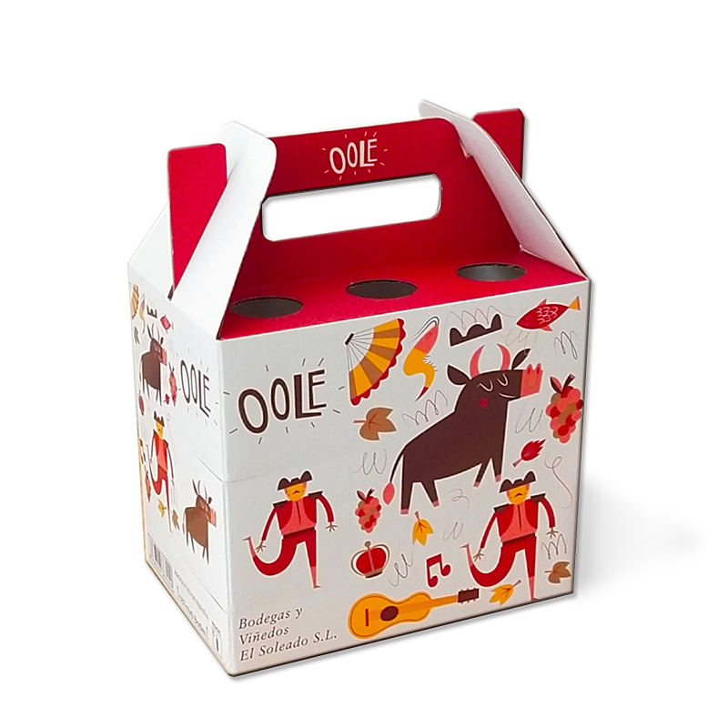 China Manufacturer Wholesale Custom Logo Printing Gable Box