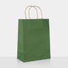 Multicolored Twisted Handle Kraft Paper Packaging Bags