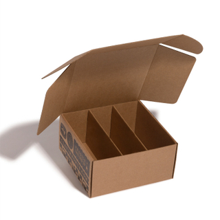 Kraft Paper Cardboard Packaging Mailer Carton Box With Insert