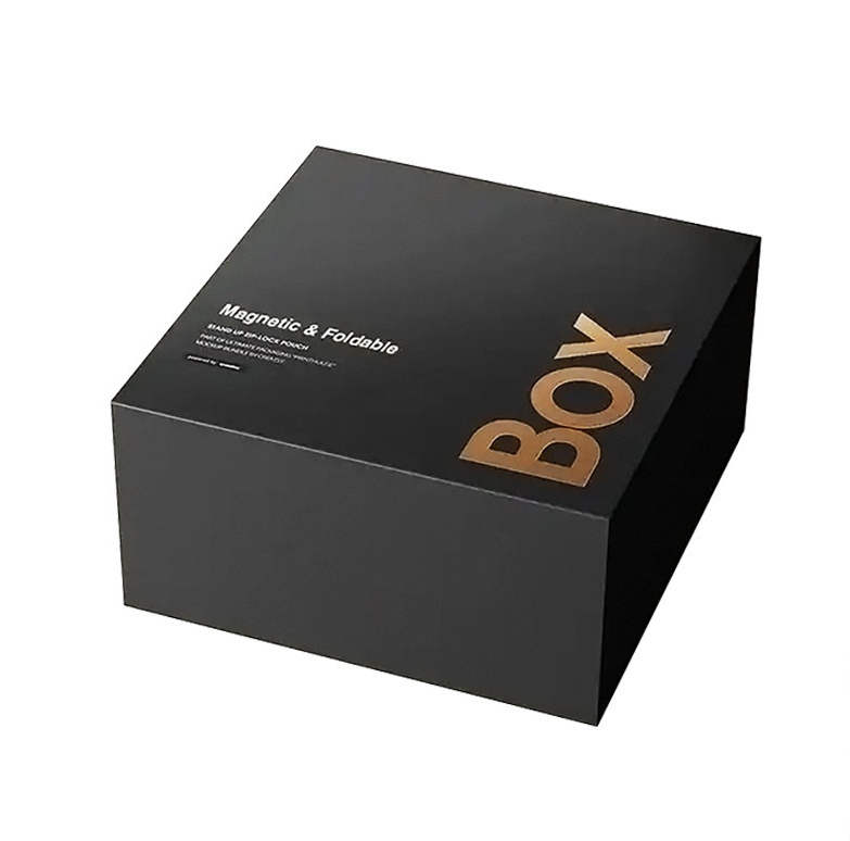 Foldable Rigid Cardboard Cosmetics Makeup Jewelry Clothes Magnetic Paper Gift Packing Box for Watch Wedding Party Christmas Festival Gift Packaging with Ribbon