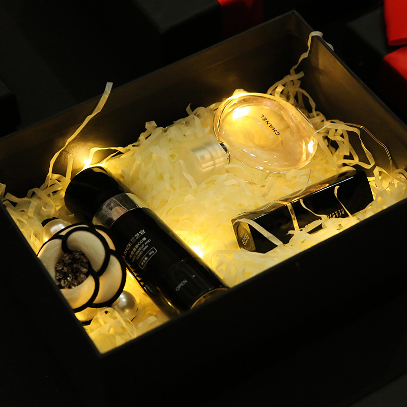 Low MOQ Price Solid Color Blank Brown Spot Rigid Packaging Gift Box Storage Box 2mm Paperboard Kraft Paper Cardboard Lid&Base Cosmetic Perfume Nail Polish Box