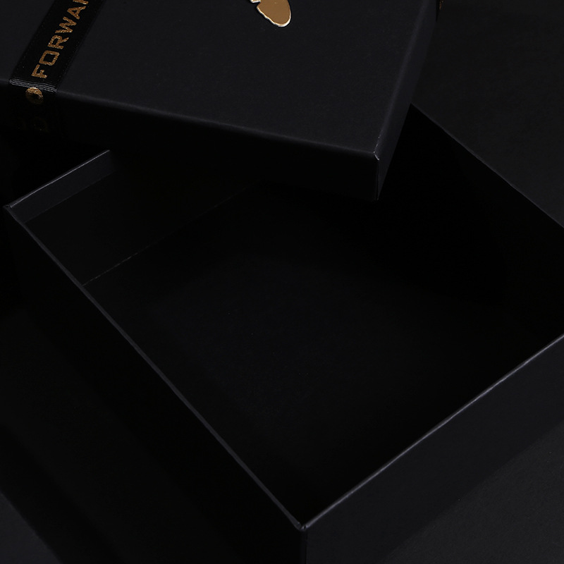 Low MOQ Price Solid Color Blank Brown Spot Rigid Packaging Gift Box Storage Box 2mm Paperboard Kraft Paper Cardboard Lid&Base Cosmetic Perfume Nail Polish Box