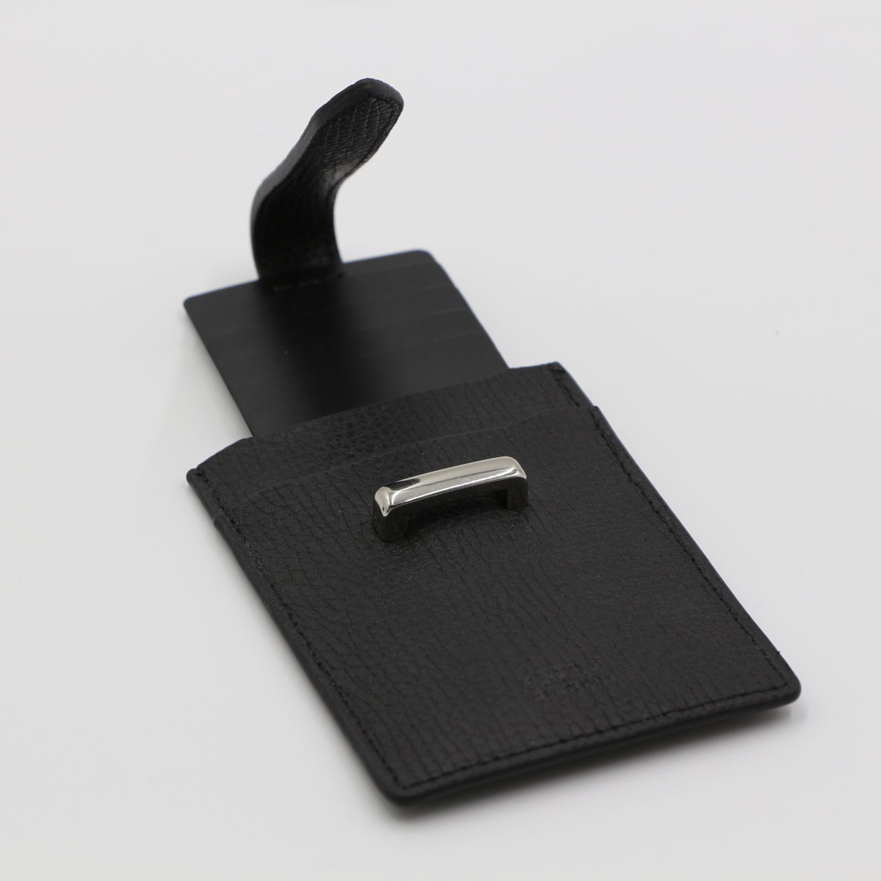 Custom Pop Up Synthetic Soft Genuine Leather Protection Anti-Theft Smart Business Wallet Purse ID Credit Card Holder with Cheque Metal Clip Coin Pocket