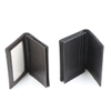 New Design Logo Customize Smooth PU Leather Men Multi Function Credit ID PVC Card Holder Wallet Folded Purse Wallets