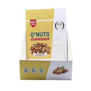 Custom Biodegradable Supermarket Paper Foldable Biscuit Cookie Frozen Food Cereal Dry Nut Pasta Seafood Food Retail Packaging Display PDQ Tear Away Box