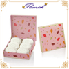 Lovely Gold Stamping Pink Cardboard Baby Shower Soap Gift Box