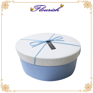 Special Paper Oval Cardboard Birthday Gift Box 