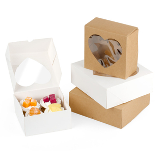 China Wholesale White Cardboard Paper Packaging Cake Box