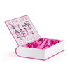 Custom Logo Wig Human Hair Extension Satin Package Boxes Luxury Magnet Closing Packaging Magnetic Foldable Gift Cardboard Paper Box with Satin Silk Ribbon