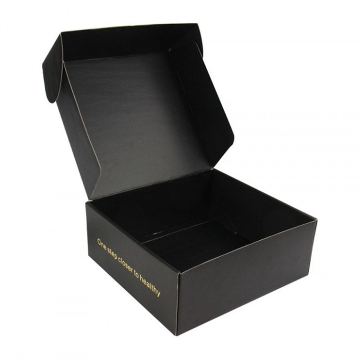  Eco-friendly Corrugated Black Cardboard Paper Carton Box,China Wholesale Recyclable Mailer Box