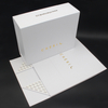 Wholesale Luxury White Color Folding Paper Packaging Box With Ribbon