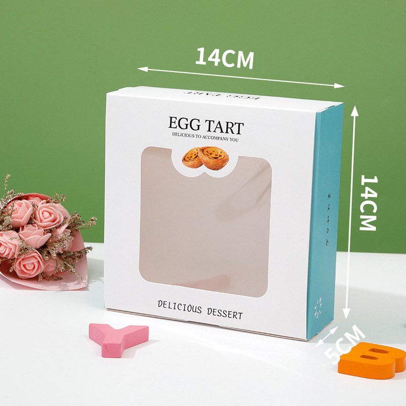  China Wholesale White Cardboard Paper Packaging Cake Box With Window