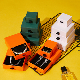 Custom Logo Printed Jewelry Paper Packaging Box,Drawer Box