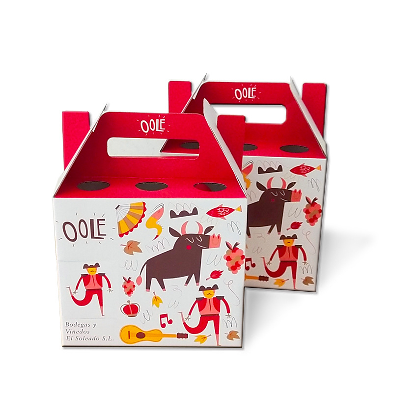 China Manufacturer Wholesale Custom Logo Printing Paper Packaging Gable Box