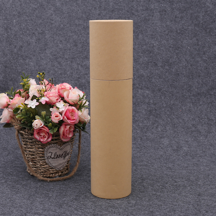 Recyclable Eco-friendly Round Paper Cans Kraft Paper Tube Cans