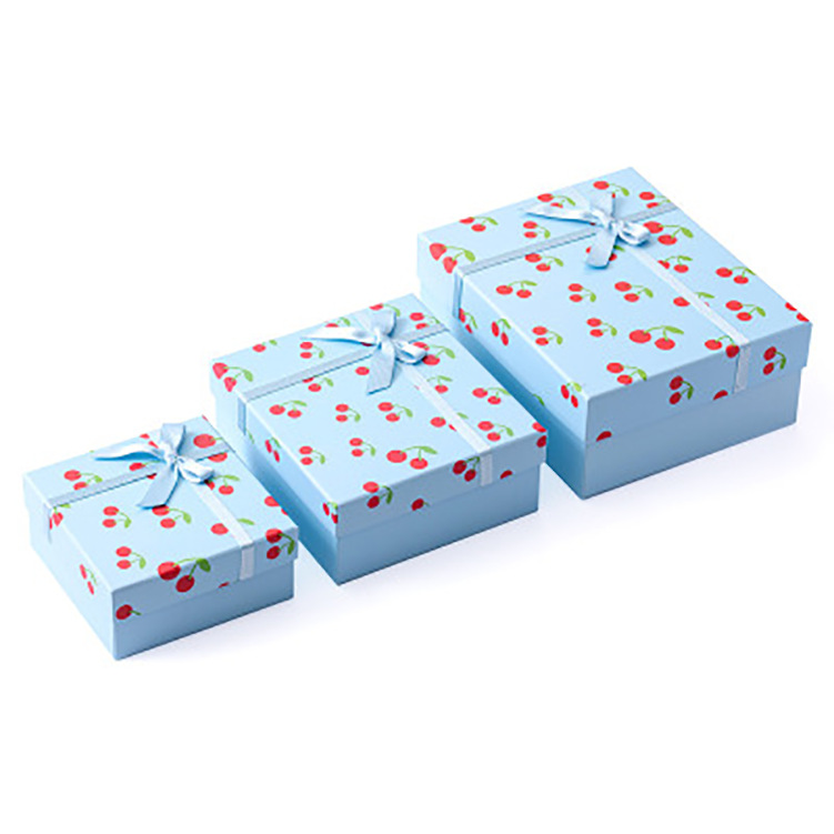 China Manufacturer Wholesale Custom Logo Printing Paper Packaging Box With Bow-tie