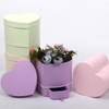 Heart Shape Cardboard Paper Flower Gift Packaging Box For Packing Rose