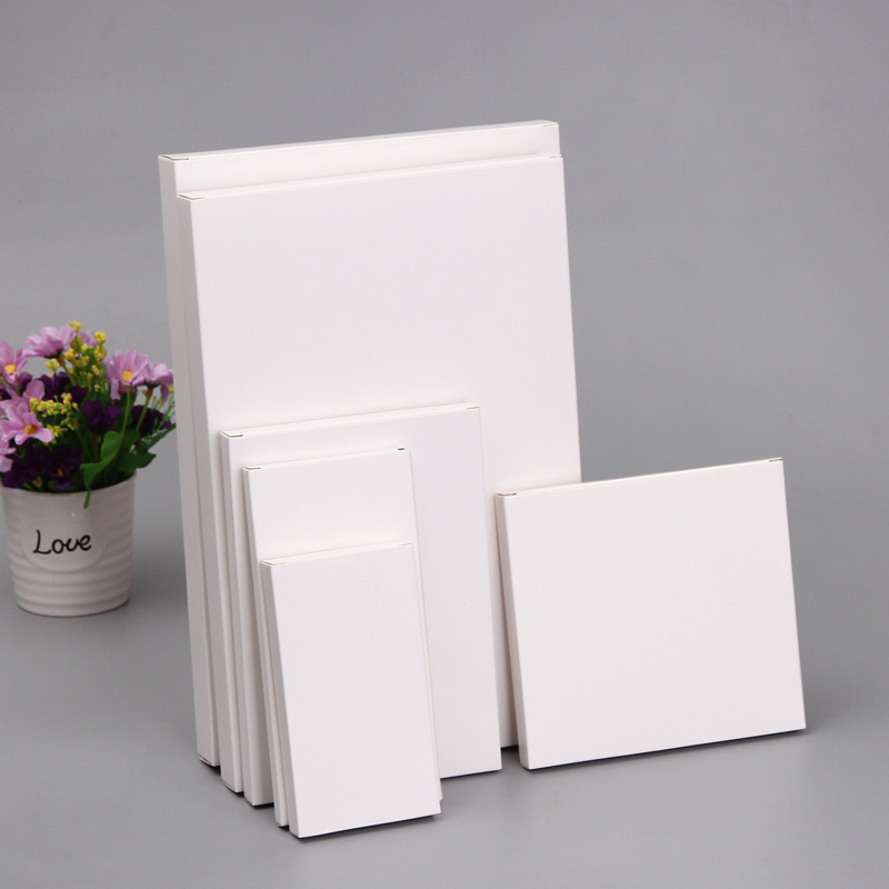 Plain White Cardboard Paper Packaging Carton Box For Packing