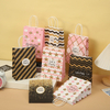Wholesale Custom Logo Silver Stamping Fashion Shopping Wrapping Coated Paper Gift Shopping Packaging Bag with Handle Rope for Festival