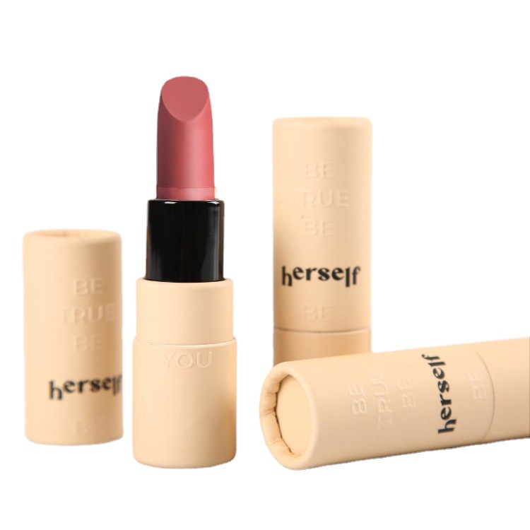 Eco-friendly Cardboard Jar For Packaging Cosmetic Lipstick