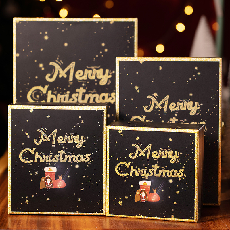 Romantic China Wholesale Custom Logo Printing Hot Stamping Luxury Christmas Gift Rigid Cardboard Paper Packaging Carton Box