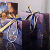  China Wholesales Ribbon Closure Paper Packaging Gift Bag,Luxury Shopping Bags