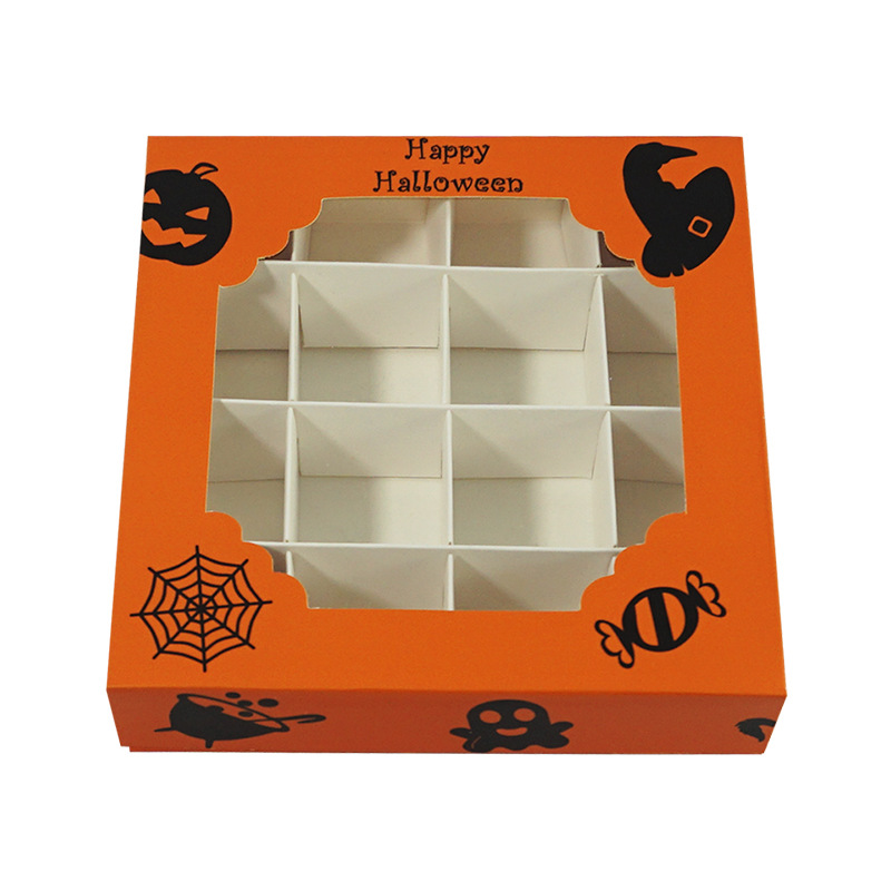 Paper Candy Box, Wedding Birthday Party Gift Boxes, Custom Logo Cookie Chocolate White Cardboard Carton Foldling Packaging Box with PVC Window