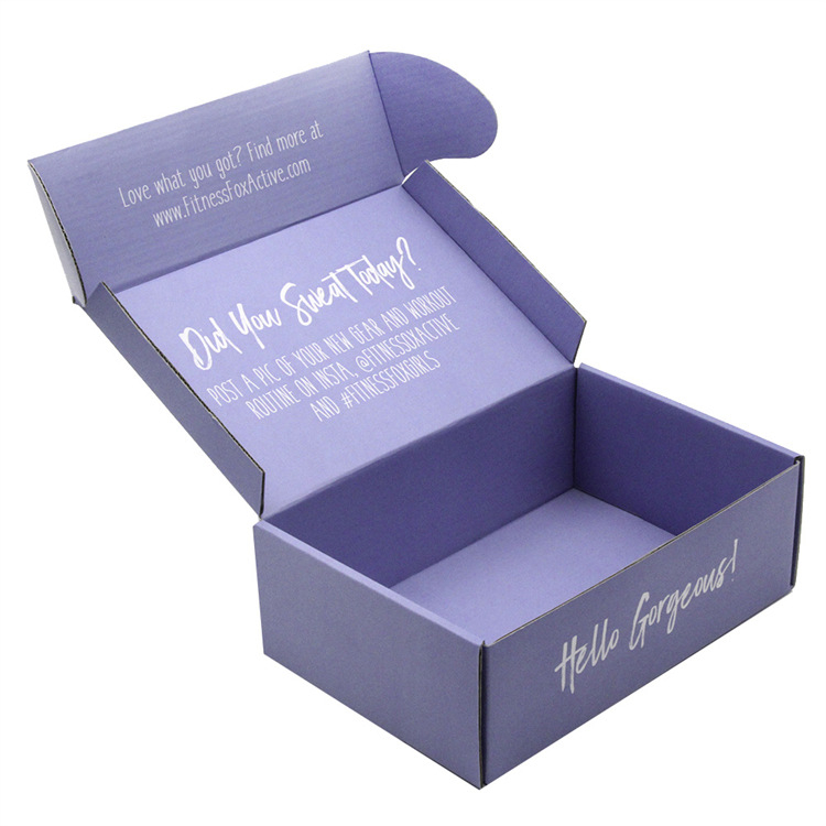 Custom Logo Printing Corrugated Cardboard Paper Packaging Shipping Boxes