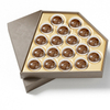 Luxury Custom Logo Printing Premium White Cardboard Paper Packing Snack Biscuit Cookies Bread Candy Sweet Food Truffle Chocolate Packaging Gift Chocolate Box