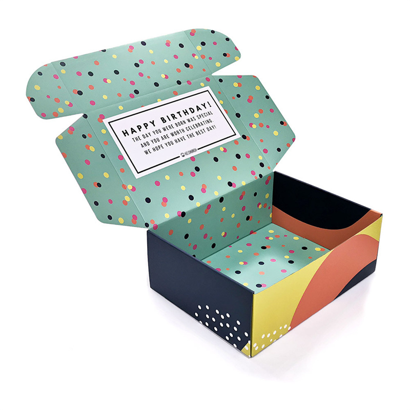 Mailer Box Manufacture Shipping Paper Gift Box Custom Logo Printed Durable Apparel Packaging Carton Boxes For Hair Wig Cosmetic Makeup Woman