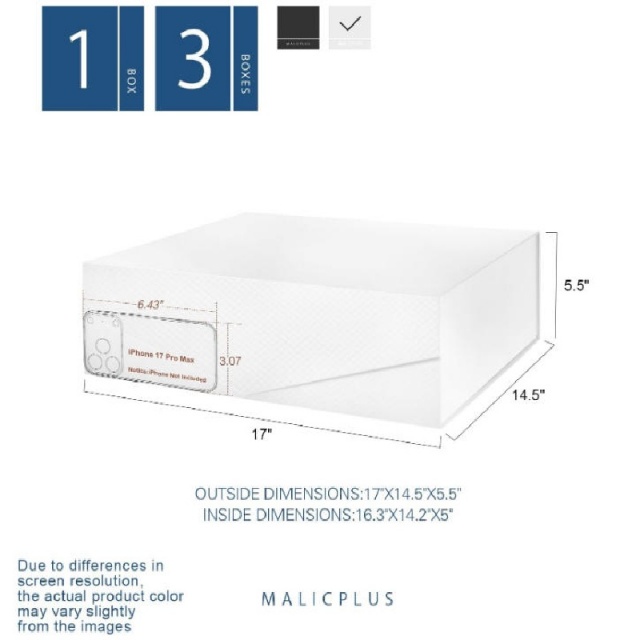 White Lattice Texture Collapsible Gift Box with Easy Folding for Gifting